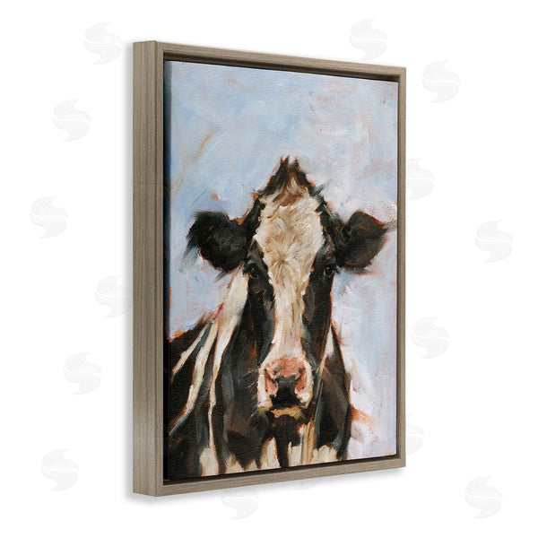 Stupell Industries Ethan Harper | Expressive Cow Portrait Wall Art