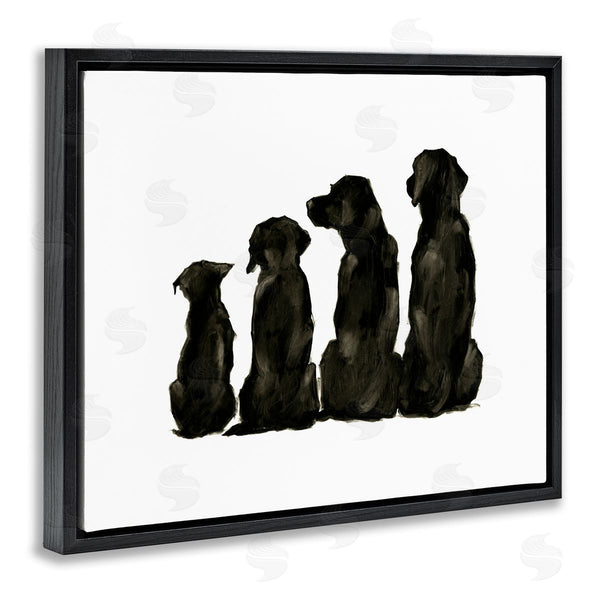 Stupell Industries Ethan Harper | Family Pet Silhouette Design