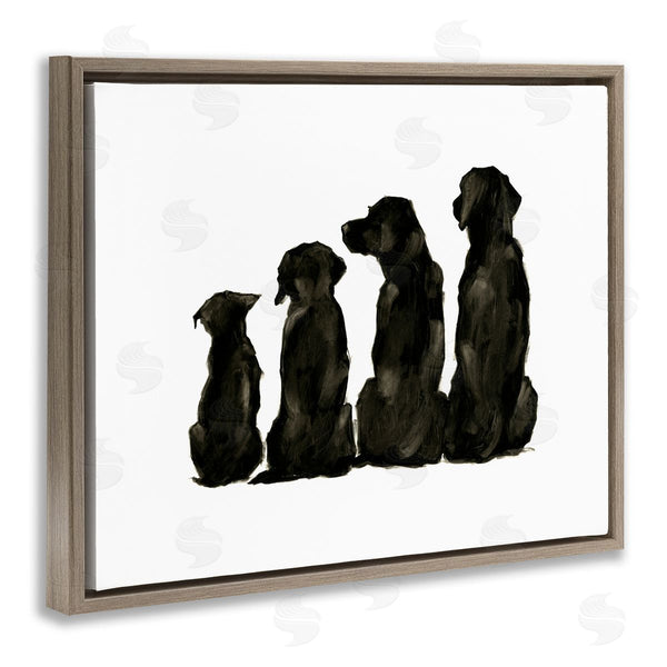 Stupell Industries Ethan Harper | Family Pet Silhouette Design
