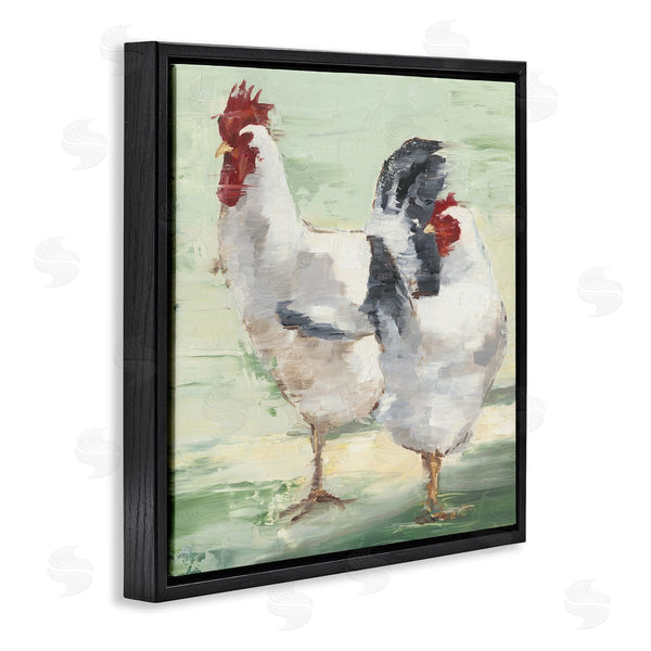 Stupell Industries Ethan Harper | Farmhouse Chickens Hens Painting