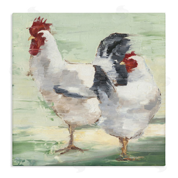 stupell industries Ethan Harper | Farmhouse Chickens Hens Painting
