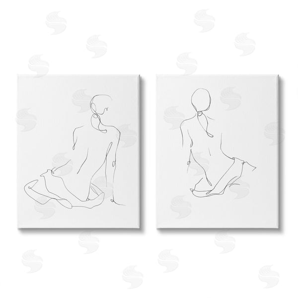 stupell industries Ethan Harper | Female Gesture Drawings Minimalist Wall Art