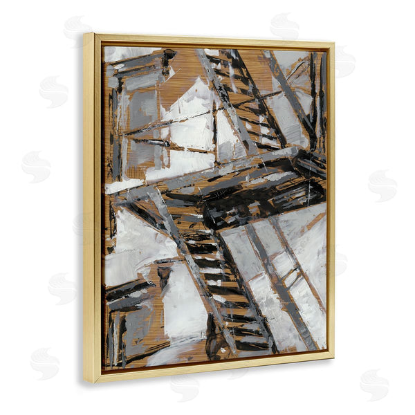 Stupell Industries Ethan Harper | Fire Escape Abstract City Painting