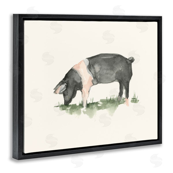 Stupell Industries Ethan Harper | Grazing Farm Animal Hog