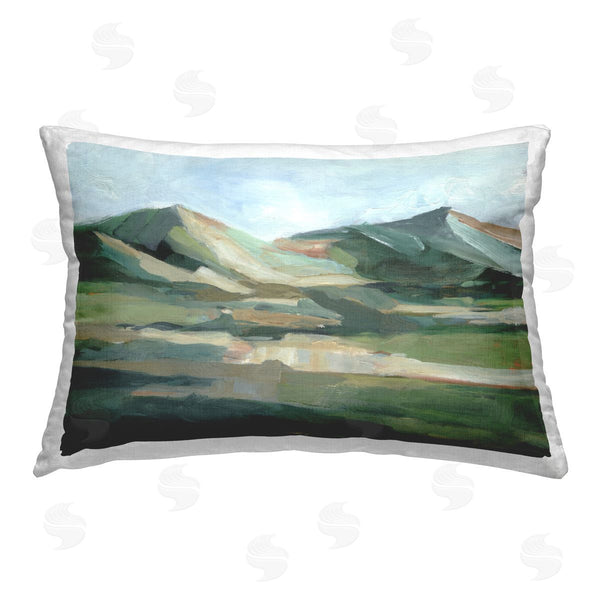 stupell industries Ethan Harper | Green Brushed Mountains