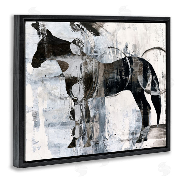 Stupell Industries Ethan Harper | Horse And Abstract Circles Wall Art