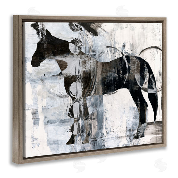 Stupell Industries Ethan Harper | Horse And Abstract Circles Wall Art