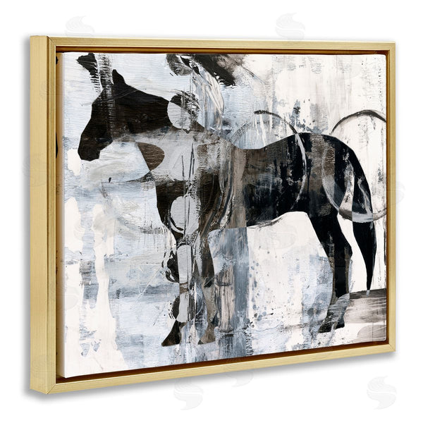Stupell Industries Ethan Harper | Horse And Abstract Circles Wall Art