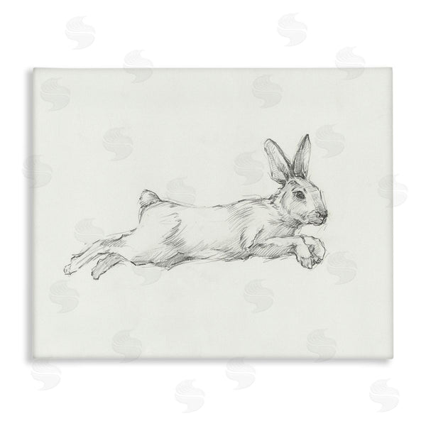 stupell industries Ethan Harper | Jumping Rabbit Sketch Wall Art