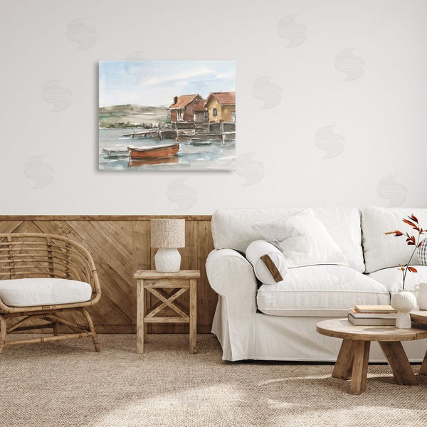 Stupell Industries Ethan Harper | Lake House Boats Wall Art
