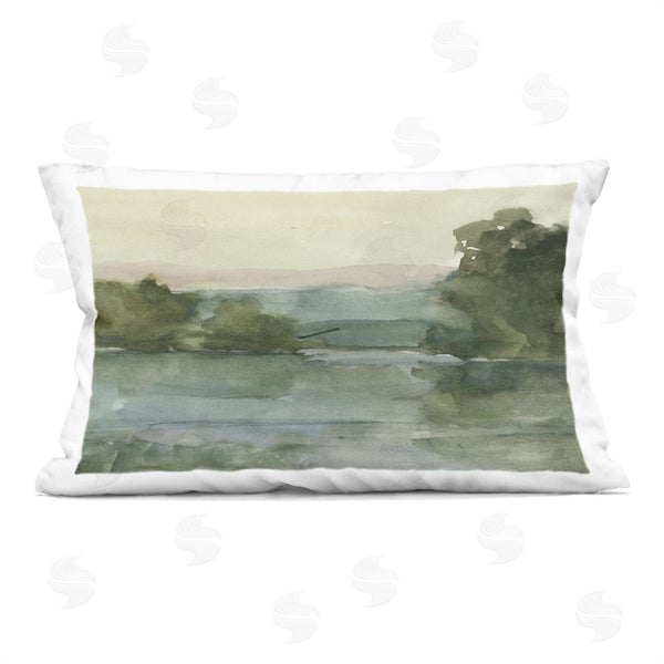 stupell industries Ethan Harper | Lake & Mountain View Printed Throw Pillow