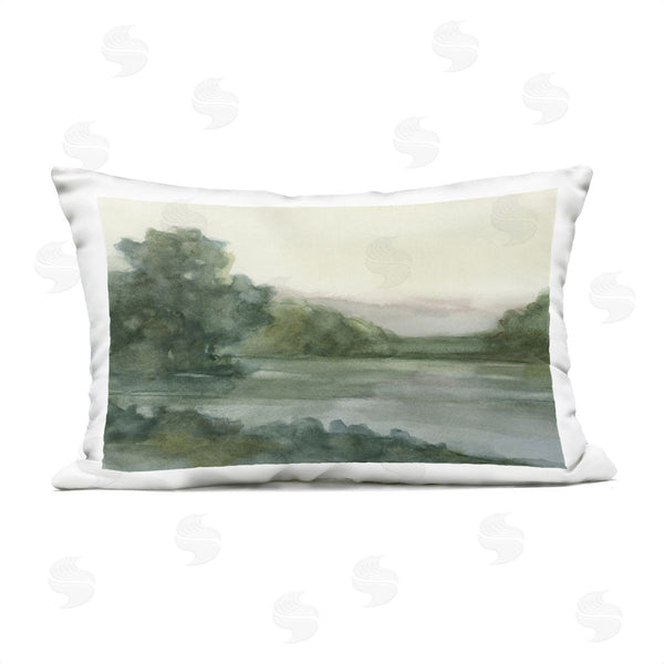 Stupell Industries Ethan Harper | Mauve Mountain View Printed Throw Pillow