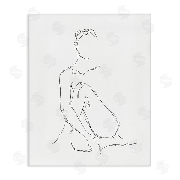 stupell industries Ethan Harper | Minimal Female Figure Drawing Contour Linework