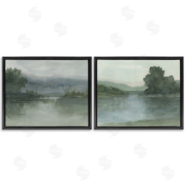 Stupell Industries Ethan Harper | Misty Twilight Lake View