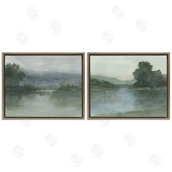 Stupell Industries Ethan Harper | Misty Twilight Lake View