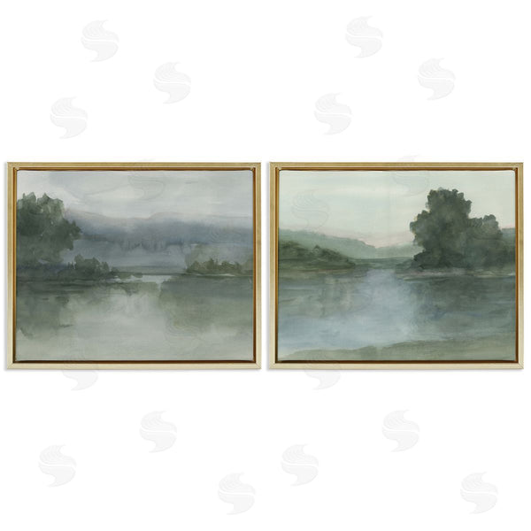 Stupell Industries Ethan Harper | Misty Twilight Lake View
