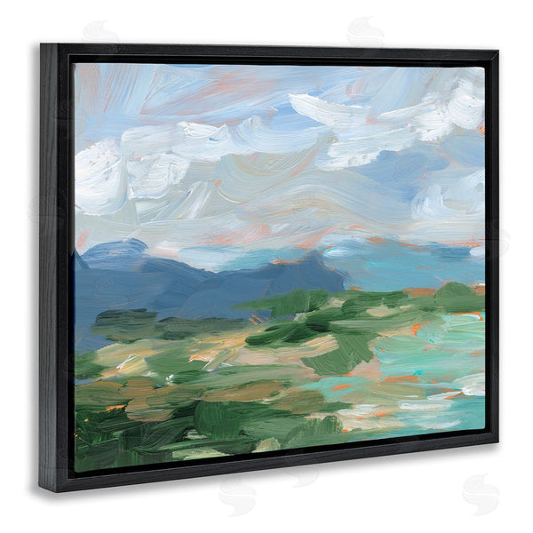 Stupell Industries Ethan Harper | Modern Brushed Cloudy Landscape Wall Art