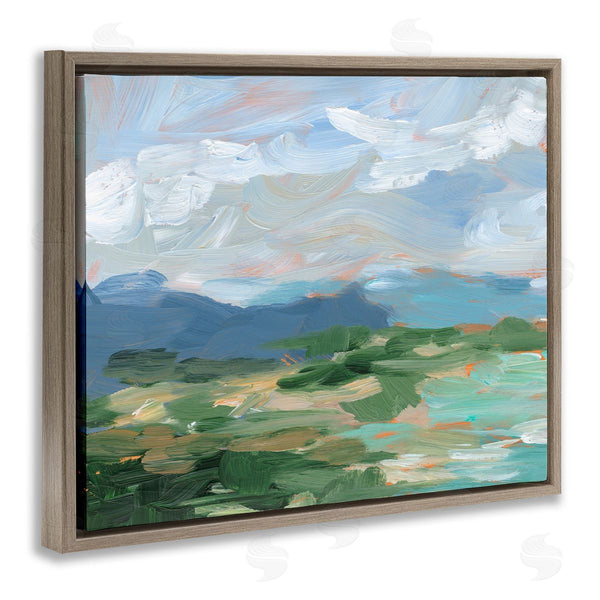 Stupell Industries Ethan Harper | Modern Brushed Cloudy Landscape Wall Art