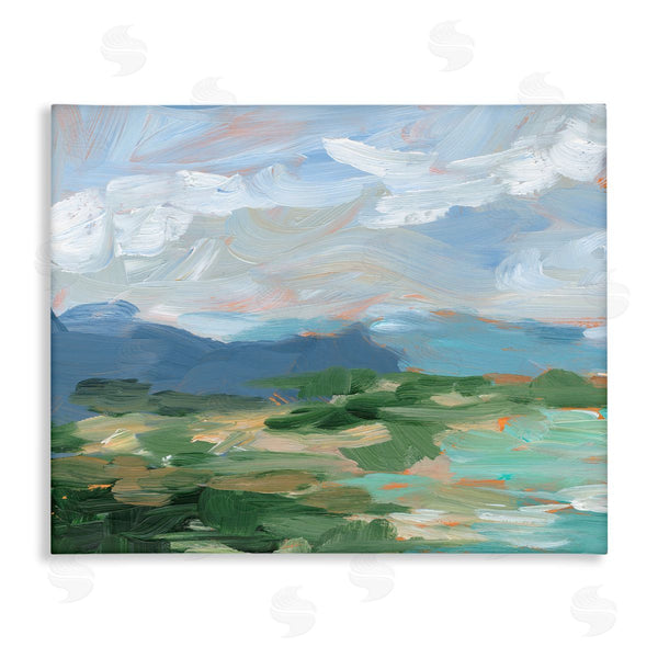 stupell industries Ethan Harper | Modern Brushed Cloudy Landscape Wall Art
