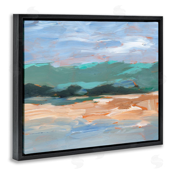 Stupell Industries Ethan Harper | Modern Lake Brushed Scenery Wall Art