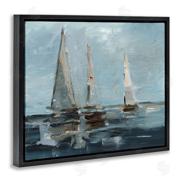 Stupell Industries Ethan Harper | Moody Sailboats Maritime Wall Art