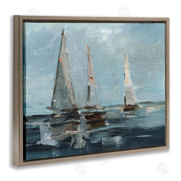 Stupell Industries Ethan Harper | Moody Sailboats Maritime Wall Art
