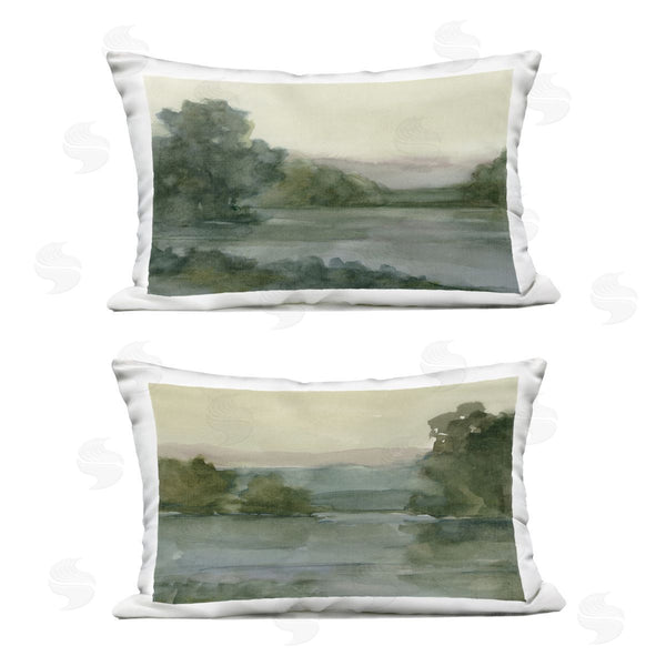 Stupell Industries Ethan Harper | Mountain Views In Muted Tones Printed Throw Pillow Set