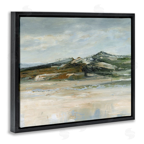 Stupell Industries Ethan Harper | Neutral Brushed Desert Mountain