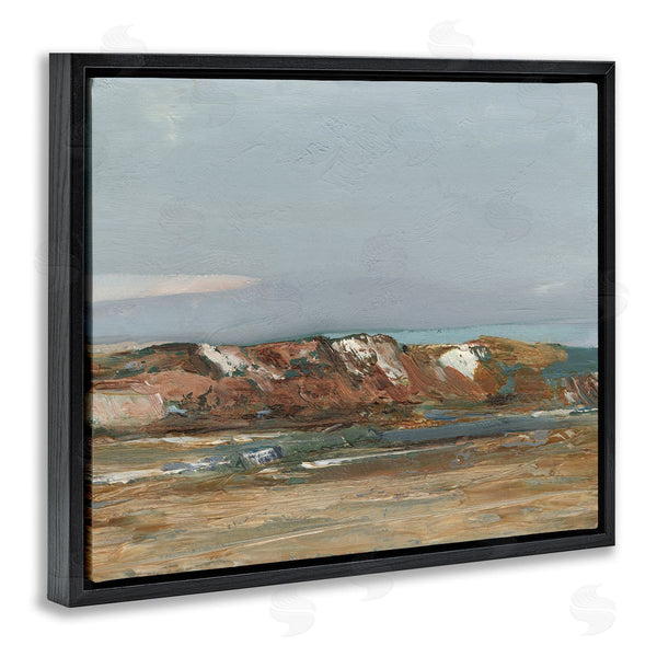 Stupell Industries Ethan Harper | Neutral Desert Terrain Abstraction