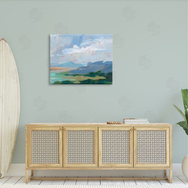 Stupell Industries Ethan Harper | Ocean Cliffs Abstract Landscape Wall Art