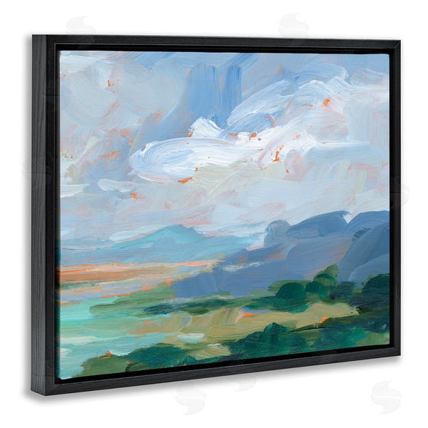 Stupell Industries Ethan Harper | Ocean Cliffs Abstract Landscape Wall Art