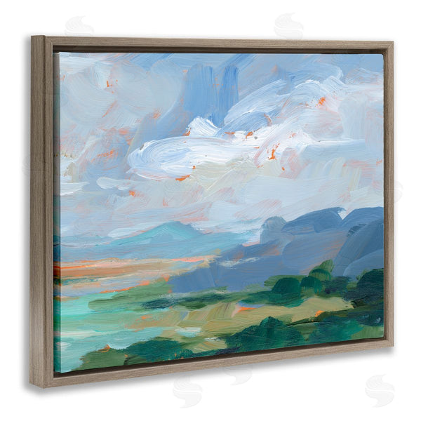 Stupell Industries Ethan Harper | Ocean Cliffs Abstract Landscape Wall Art