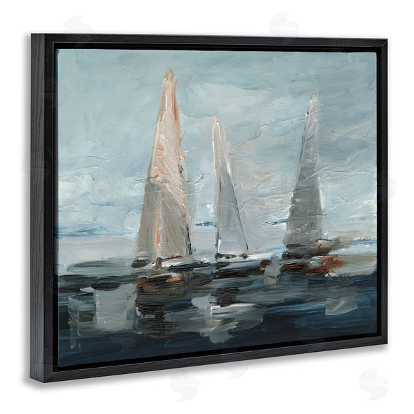 Stupell Industries Ethan Harper | Painterly Sailboat Trio Wall Art