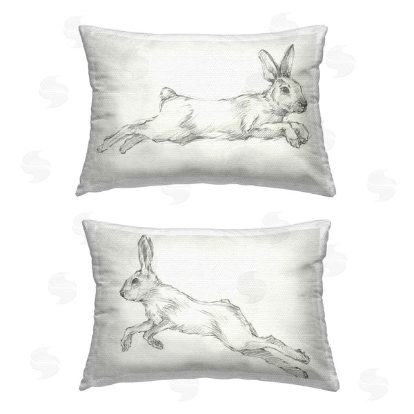 Stupell Industries Ethan Harper | Pencil Sketch Rabbit Jumping