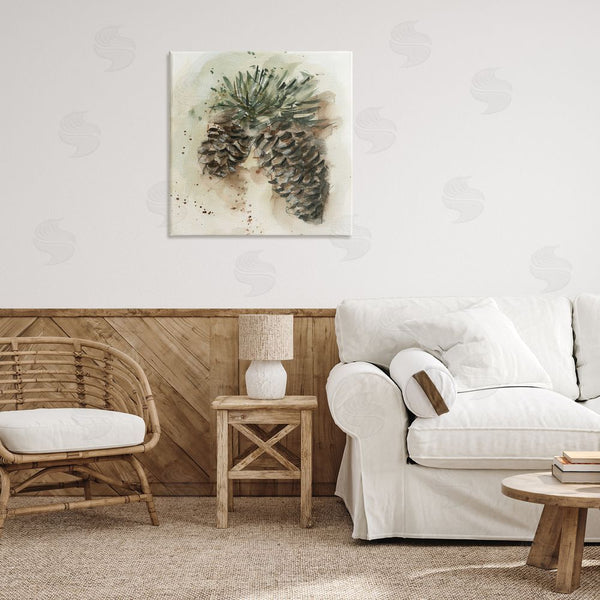 Stupell Industries Ethan Harper | Pine Cone Watercolor Wall Art