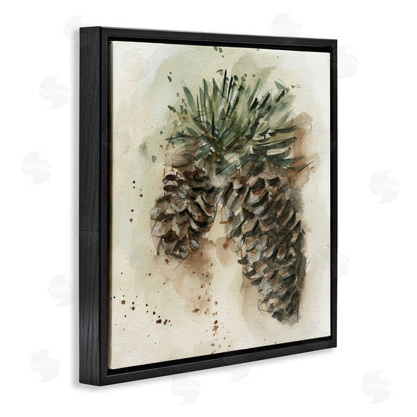 Stupell Industries Ethan Harper | Pine Cone Watercolor Wall Art
