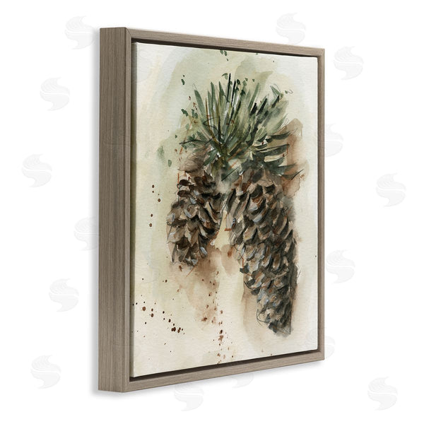 Stupell Industries Ethan Harper | Pine Cone Watercolor Wall Art