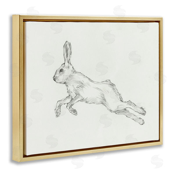 Stupell Industries Ethan Harper | Rabbit Hopping Sketch Wall Art