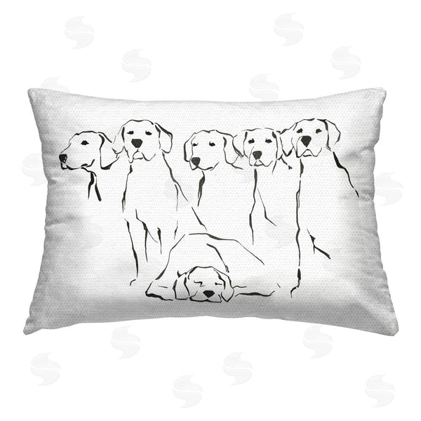 Stupell Industries Ethan Harper | Retriever Dogs Doodle