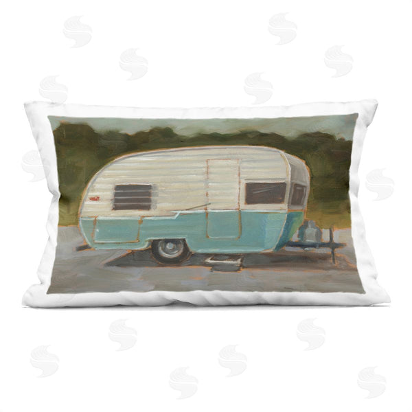 stupell industries Ethan Harper | Retro Camper View Printed Throw Pillow