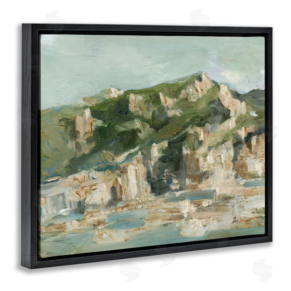 Stupell Industries Ethan Harper | Rough Rocky Cliffs Landscape