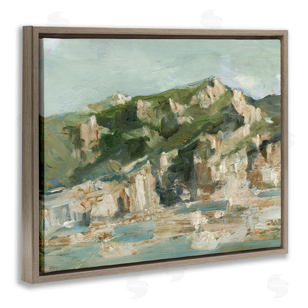 Stupell Industries Ethan Harper | Rough Rocky Cliffs Landscape