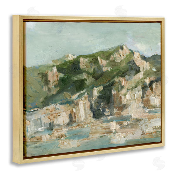 Stupell Industries Ethan Harper | Rough Rocky Cliffs Landscape