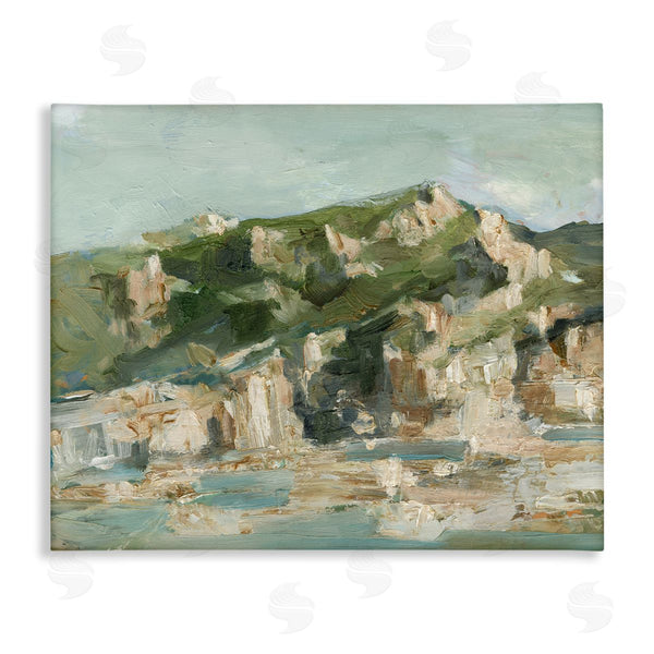 stupell industries Ethan Harper | Rough Rocky Cliffs Landscape
