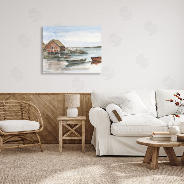 Stupell Industries Ethan Harper | Rowboats On Shore Wall Art