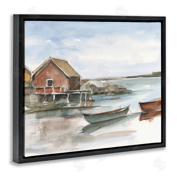 Stupell Industries Ethan Harper | Rowboats On Shore Wall Art