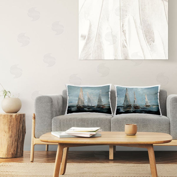Stupell Industries Ethan Harper | Sailboat Seascape Impressions