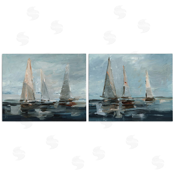 stupell industries Ethan Harper | Sailboat Seascape Impressions