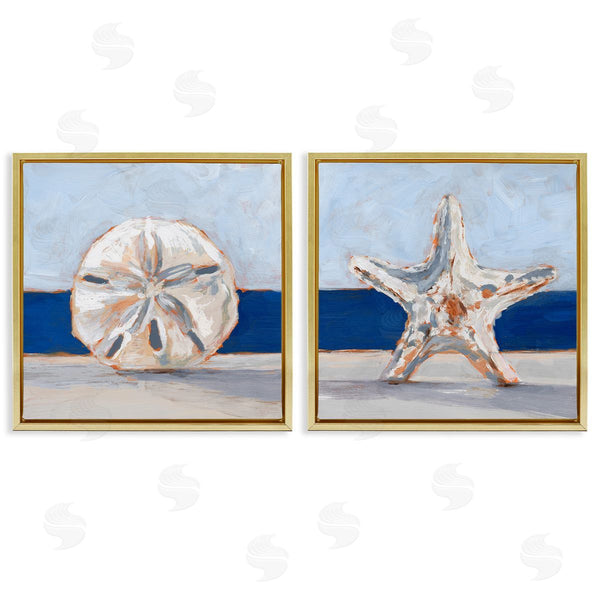 Stupell Industries Ethan Harper | Sea Life Starfish Seashell Painting