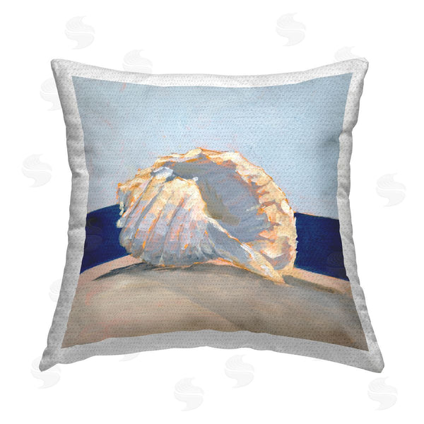 Stupell Industries Ethan Harper | Seashell Still Life Printed Throw Pillow